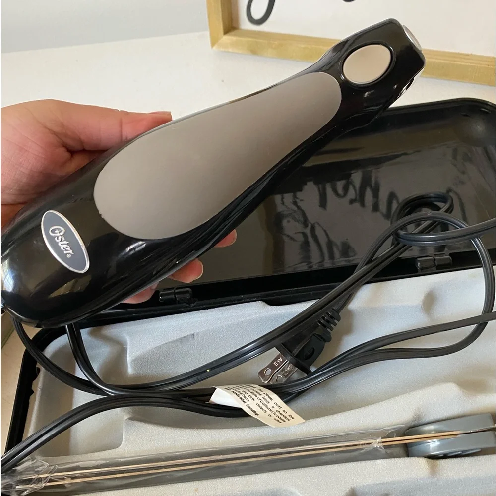 Oster Electric Carving Knife Set black with box